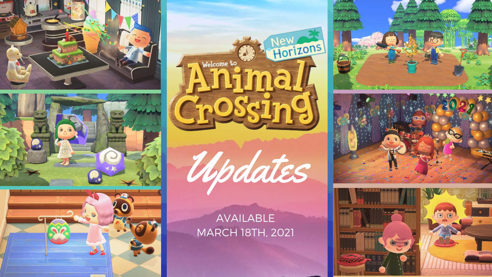  - Updates - Animal Crossing: New Horizons Sanrio Update -  Latest Items, Residents, Events, Designs, Dreams, and more!