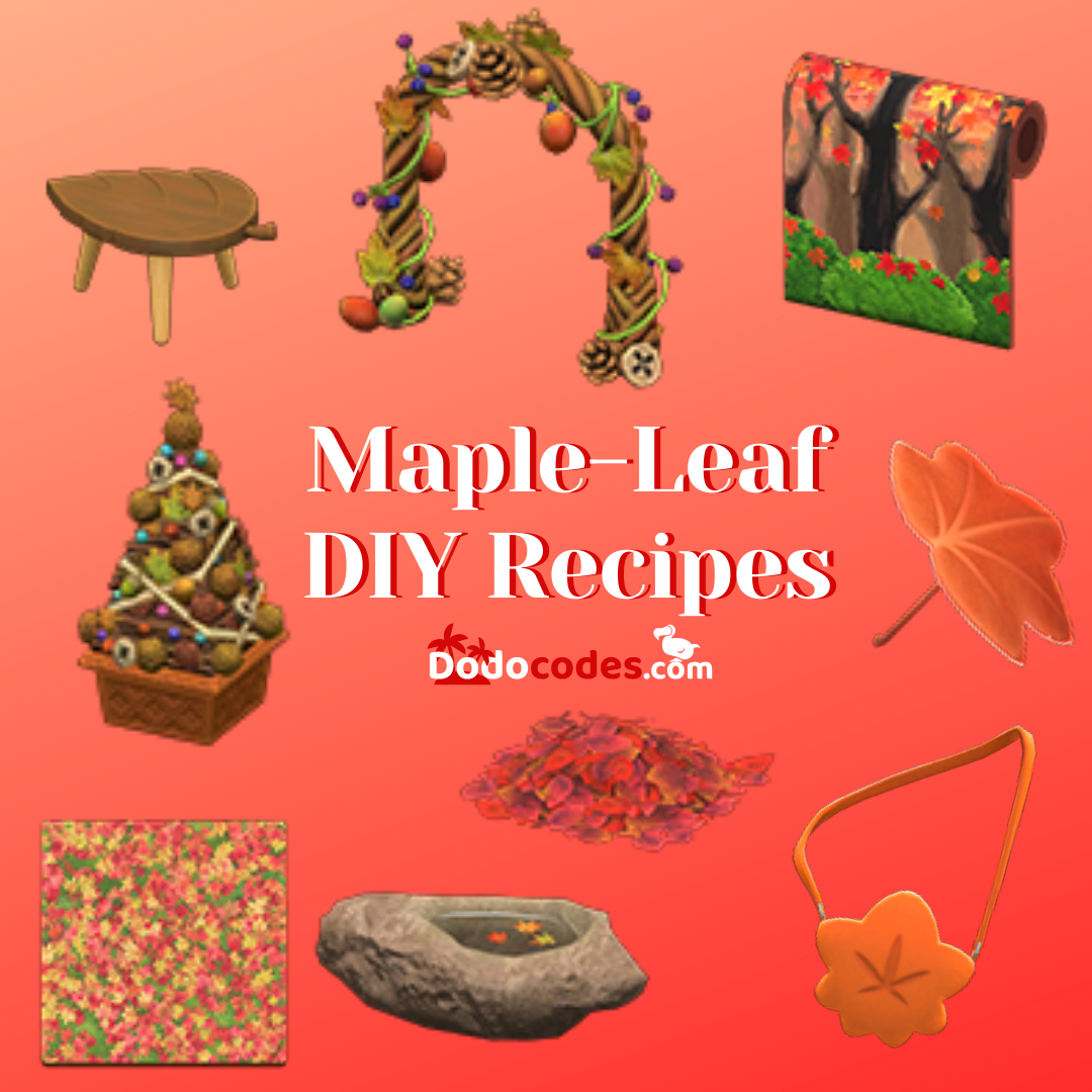 How to Find The New Maple Leaf DIY Recipes in Animal Crossing